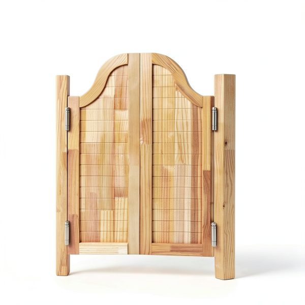 Eapmic Swinging Doors Pine Wood Auto Close Modern Style-3