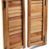 InnaMall Modern Swinging Door Pine Wood Stainless Steel-1