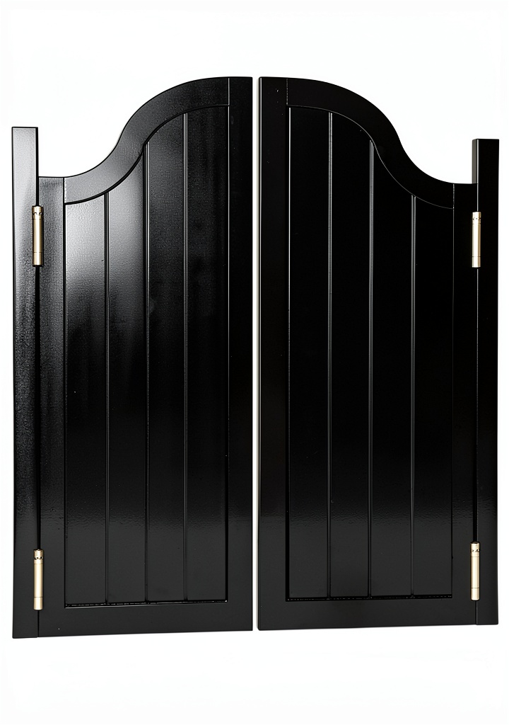 Pinelicorn Swinging Door installed in a cafe setting