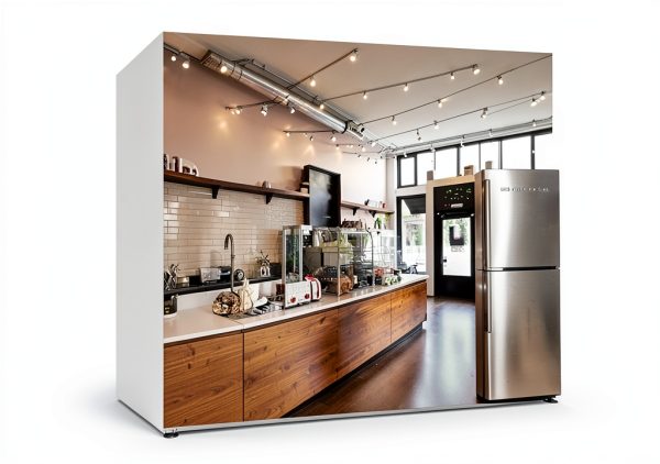 COZLMHJ Wood Saloon Swing Door Country Style Automatic-6