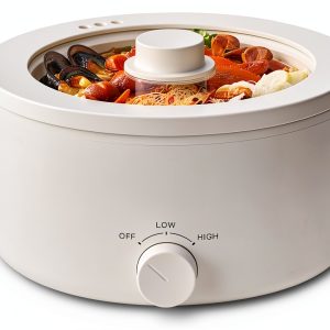 Olayks Electric Hot Pot 3L Ceramic Non-Stick Digital Touch-0