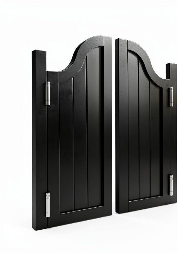 Pinelicorn Modern Swinging Door Pine Wood 180 Degree Hinges-1