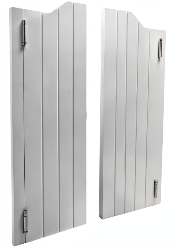 Bulelula Swinging Doors Solid Wood Modern Style White-4