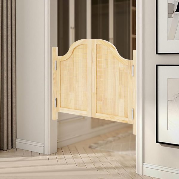 Eapmic Swinging Doors Pine Wood Auto Close Modern Style-7