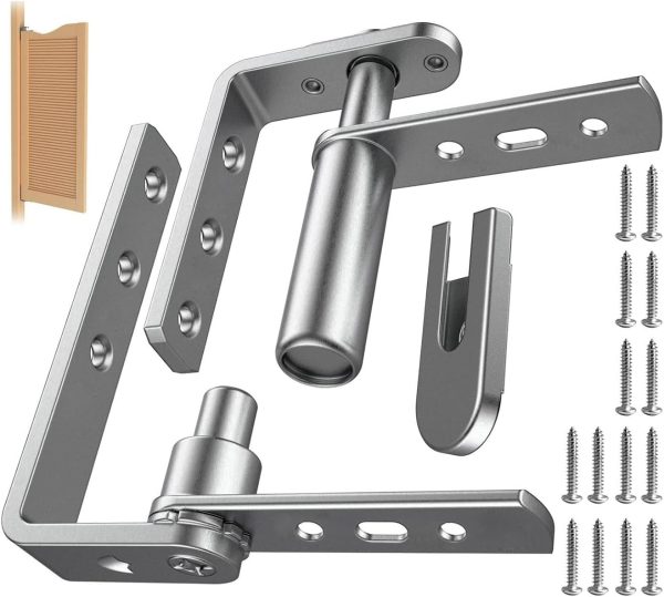 S&Z TOPHAND Wood Swinging Doors Country Style Louvered-4