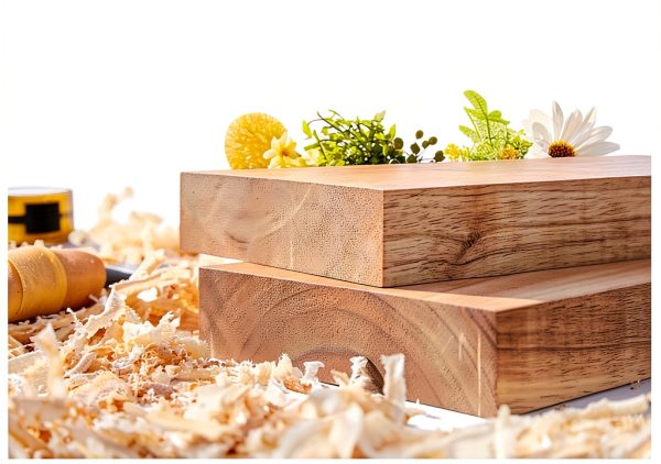 Pengfei Pine Wood Cafe Door Auto Closing Modern Style-3