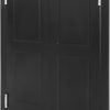 InnaMall Modern Swinging Door Pine Stainless Steel Home-1