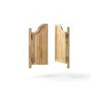 Eapmic Modern Swinging Doors Pine Wood Auto Close Hinges-4