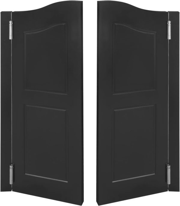 InnaMall Modern Swinging Door Pine Stainless Steel Home-0