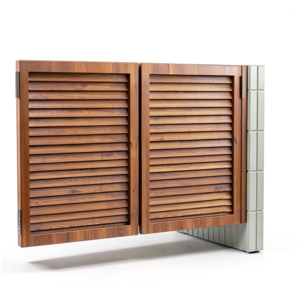 Xzomystify Solid Wood Swinging Doors Coffee Color Pine-1