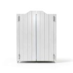 Bulelula Swinging Doors Solid Wood Modern Style White-0