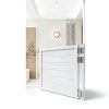 OtaniReno Swinging Door White Modern Solid Wood Privacy-5