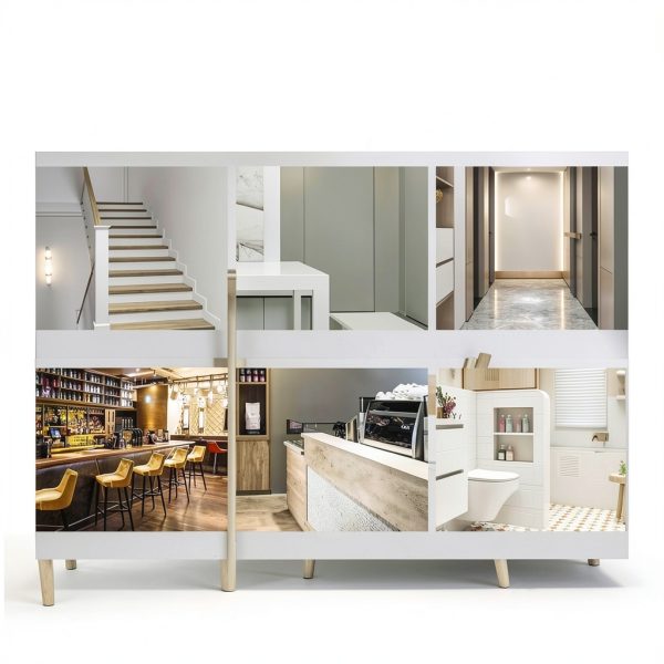 Xzomystify Solid Wood Swinging Doors Coffee Color Pine-6