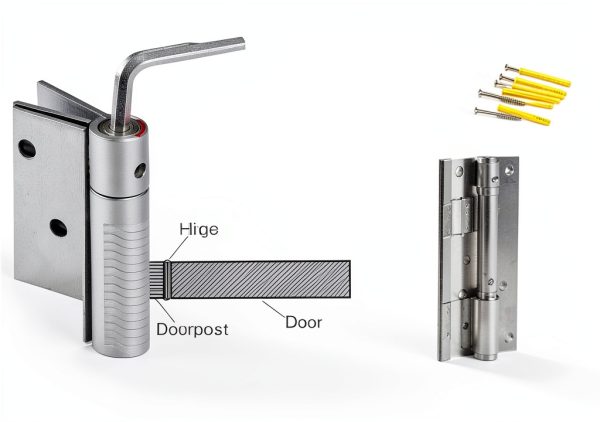 Xzomystify Solid Wood Swinging Doors Pine 180 Degree Reset-5