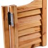 InnaMall Modern Swinging Door Pine Wood Stainless Steel-2