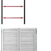 Xzomystify Solid Wood Swinging Doors Cafe Style 36in Height-4