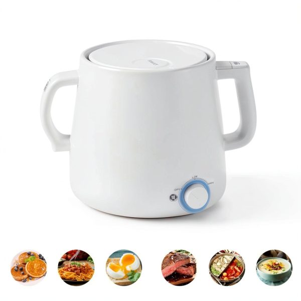 Olakys Electric Hot Pot 700W Non-Stick Portable Shabu Shabu-2