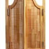 Eapmic Modern Swinging Doors Pine Wood Auto Close Hinges-1