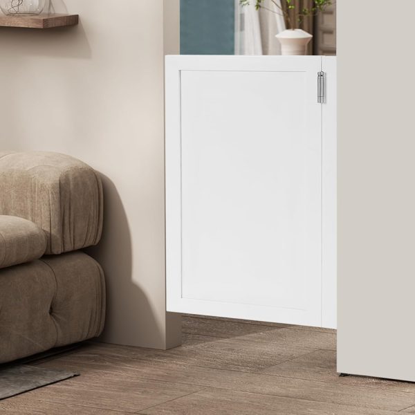 Unnsiapit Modern Swing Door Stainless Steel Wood Privacy-4