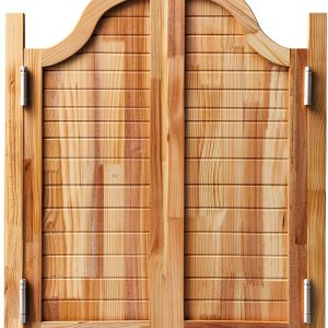 Eapmic Swinging Doors Pine Wood Auto Close Modern Style-0