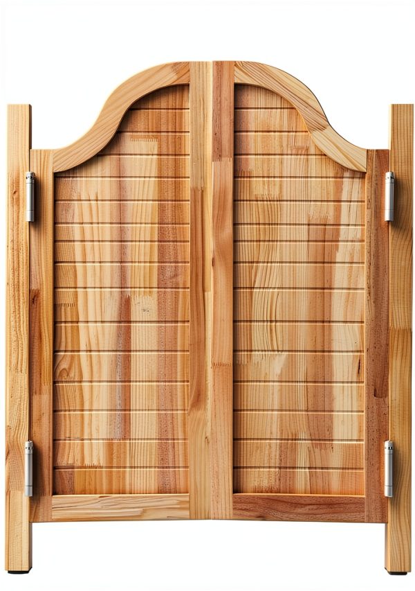 Eapmic Swinging Doors Pine Wood Auto Close Modern Style-0
