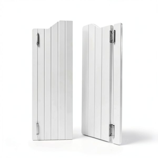 Bulelula Swinging Doors Solid Wood Modern Style White-1