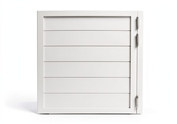 OtaniReno Swinging Door White Modern Solid Wood Privacy-6