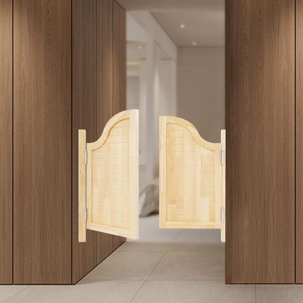 Eapmic Swinging Doors Pine Wood Auto Close Modern Style-4