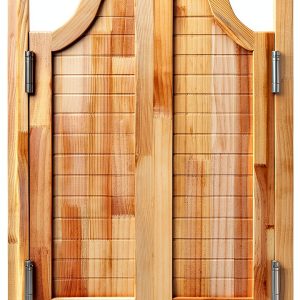Eapmic Swinging Doors Pine Wood Auto Close Modern Style-0