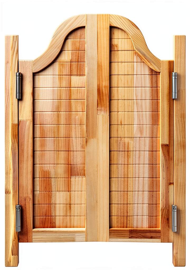 Eapmic swinging doors installed in a kitchen setting