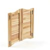 InnaMall Modern Swinging Door Pine Wood Stainless Steel-5