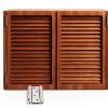 Xzomystify Solid Wood Swinging Doors Pine 180 Degree Reset-0