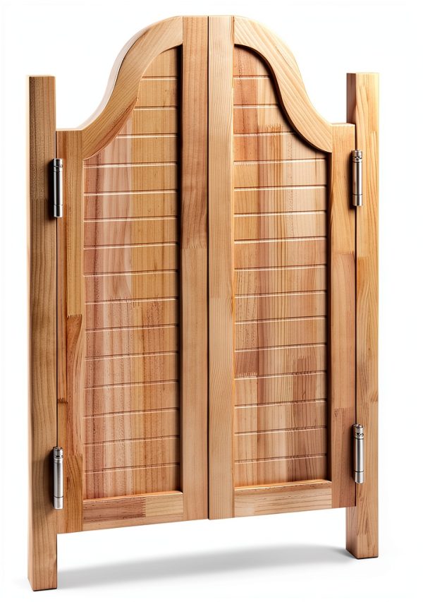 Eapmic Swinging Doors Pine Wood Auto Close Modern Style-8