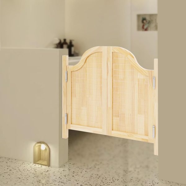 Eapmic Swinging Doors Pine Wood Auto Close Modern Style-3