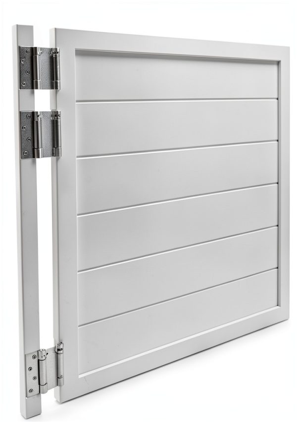 OtaniReno Swinging Door White Modern Solid Wood Privacy-0