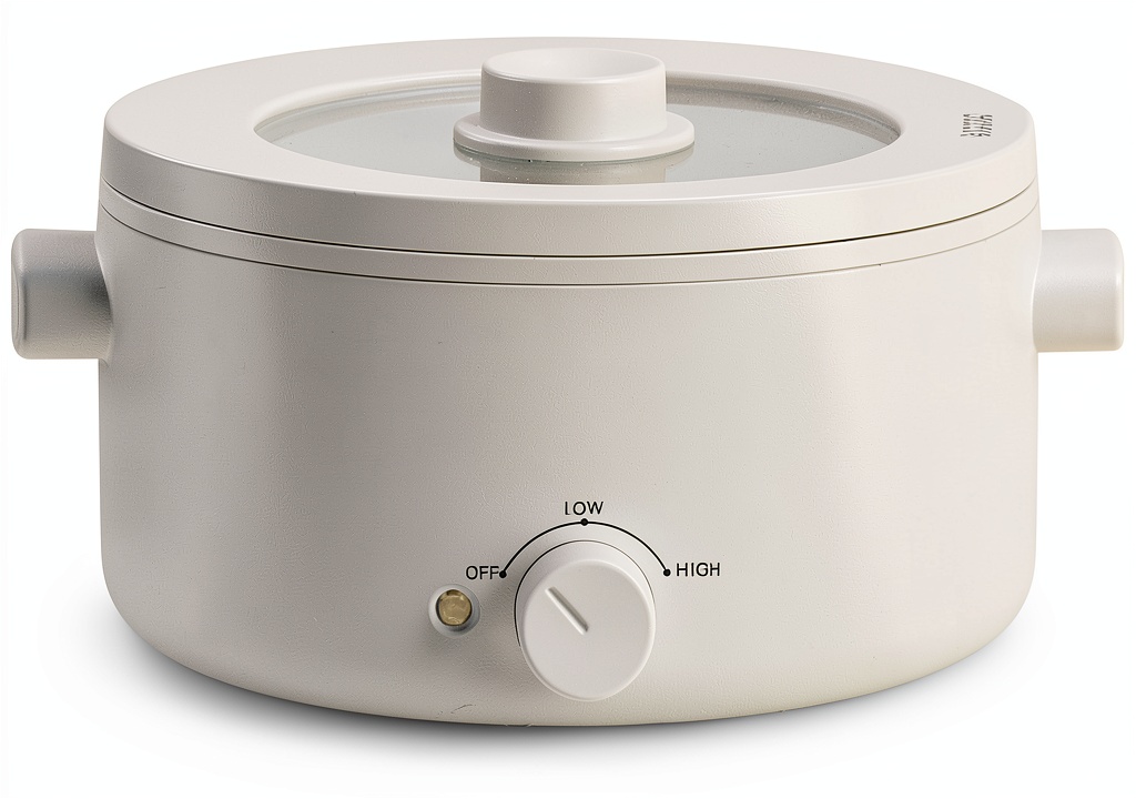 Olakys electric hot pot in use on a kitchen counter