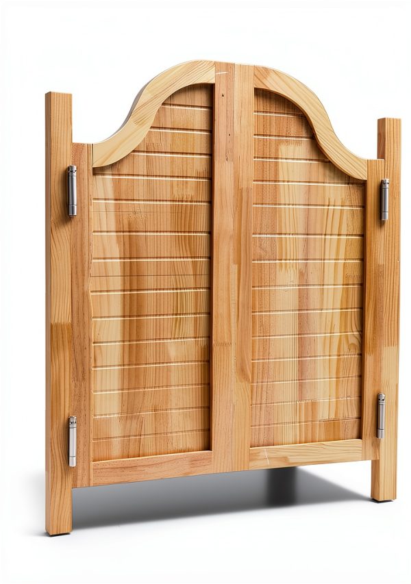 Eapmic Swinging Doors Pine Wood Auto Close Modern Style-8