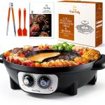 Food Party Electric Hot Pot Grill Indoor Cooking Non Stick-0