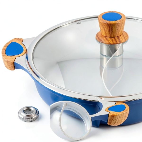 Aluminum Hot Pot by Modern Innovations 5qt Nonstick-3