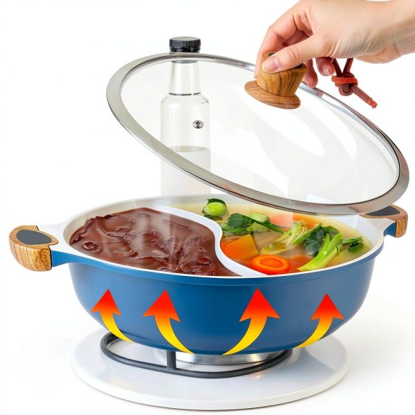 Aluminum Hot Pot by Modern Innovations 5qt Nonstick-4