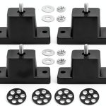 Rubber Vibration Isolator Mounting Bracket MAOPINER Set of 4-0