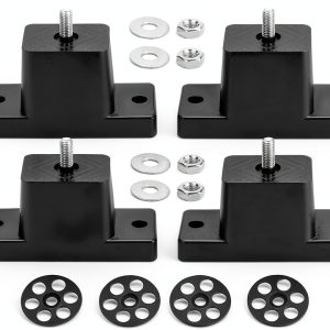 Rubber Vibration Isolator Mounting Bracket MAOPINER Set of 4-0
