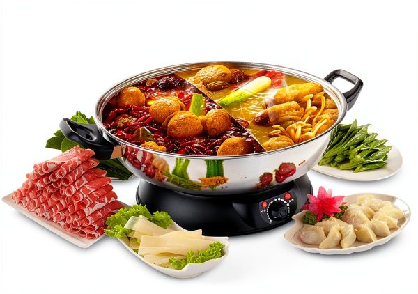 Electric Hot Pot SONYA 5.3 Quart Dual-Flavor 1500W Model SYHS-30-01-3