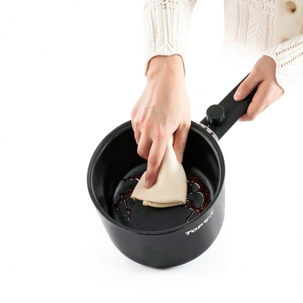 TopWit Electric Hot Pot 1.5L Non‑Stick Glass Cooker Dual Power-4