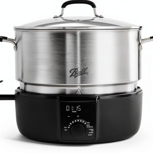 Ball 21-Quart Electric Water Bath Canner Silver Stainless Steel-0