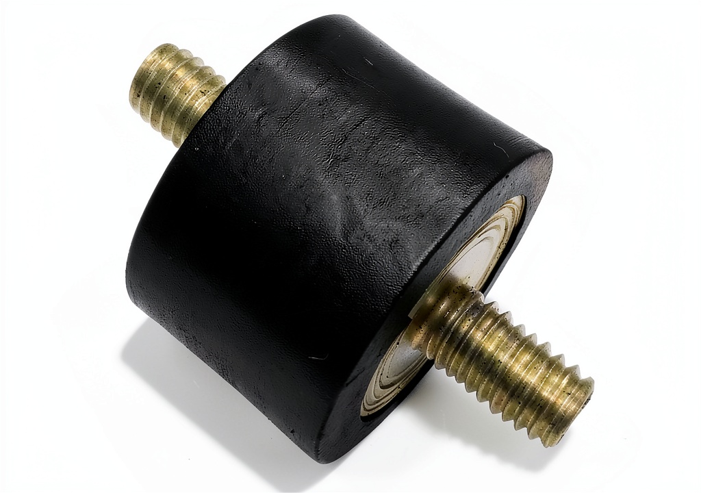 Installing Herco 1003 Double Stud Black Rubber Vibration Mount 1