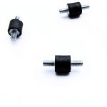 Rubber Vibration Isolator Mount Elginscrewsandbolts 4 Set 5/8 x 1/2-0