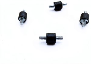 Rubber Vibration Isolator Mount Elginscrewsandbolts 4 Set 5/8 x 1/2-0