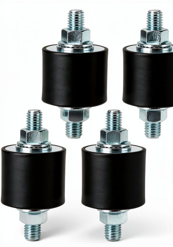 Rubber Vibration Isolator Mounts shiguan 40x30mm Mount M10x23 Studs-0