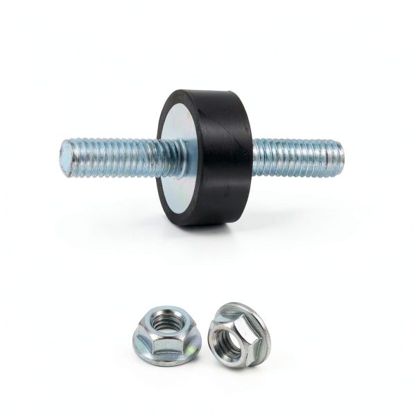 uxcell 4pcs M6 x 18mm Rubber Vibration Isolator Nuts-1